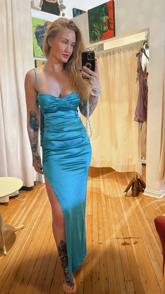 Satin BodyCon Gown