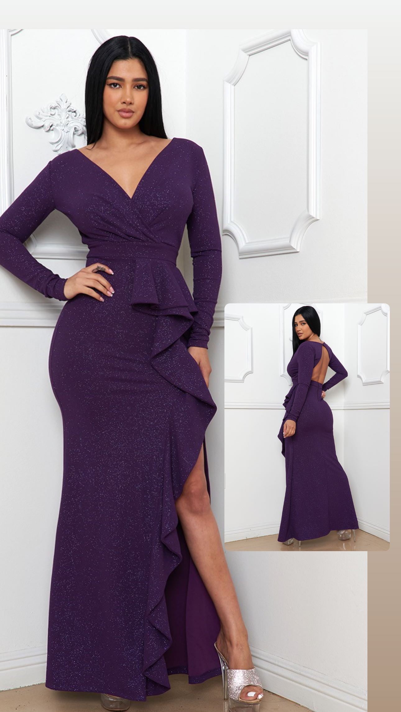 BF Purple Gown