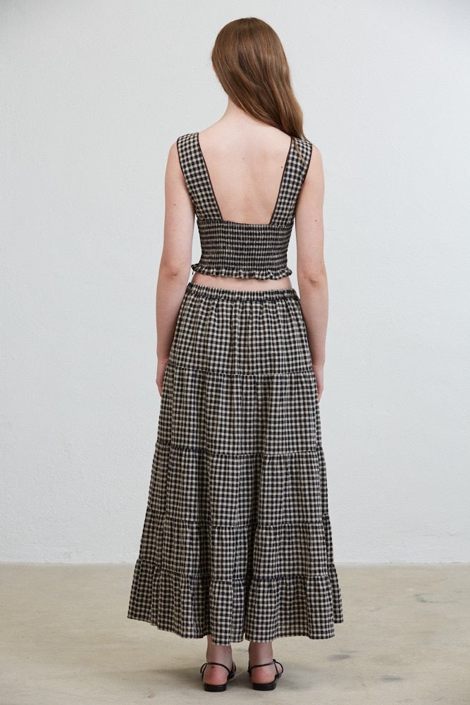 Ms Allana Top & Skirt Set