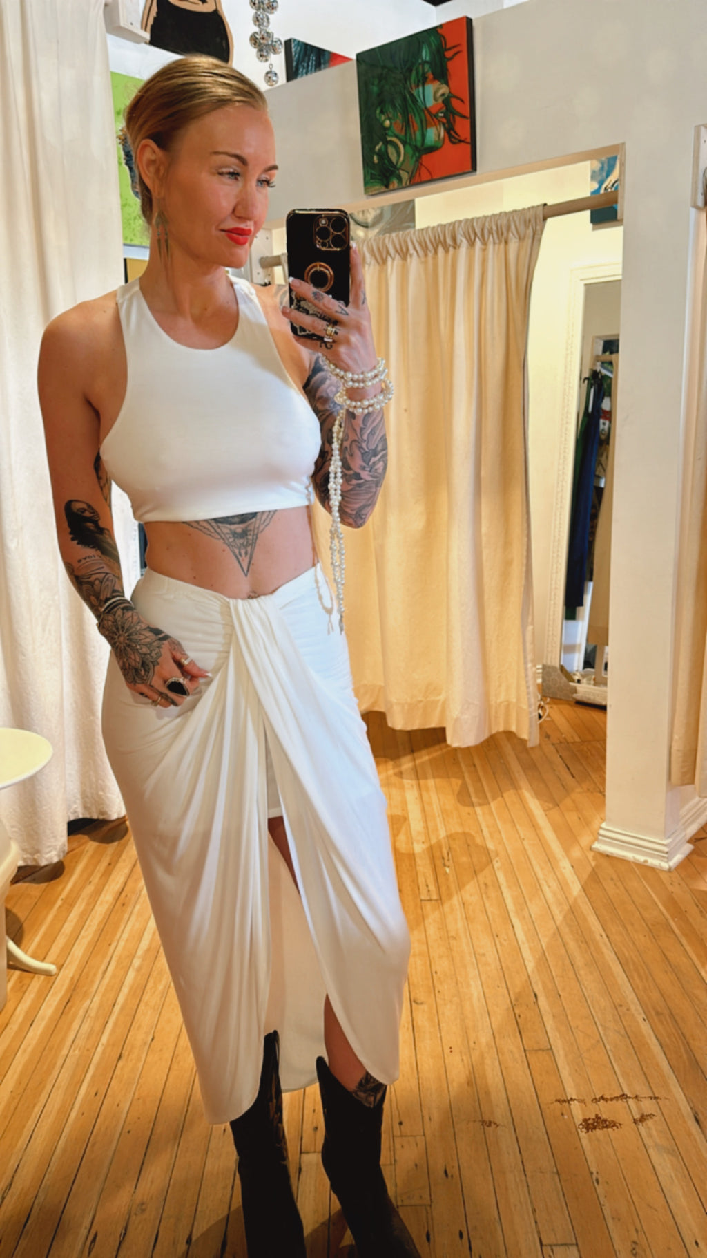 Sabora Top & Skirt Set
