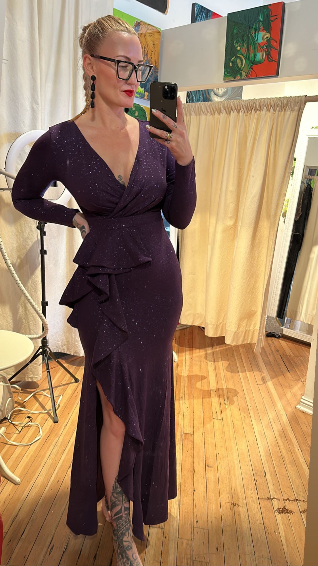 BF Purple Gown