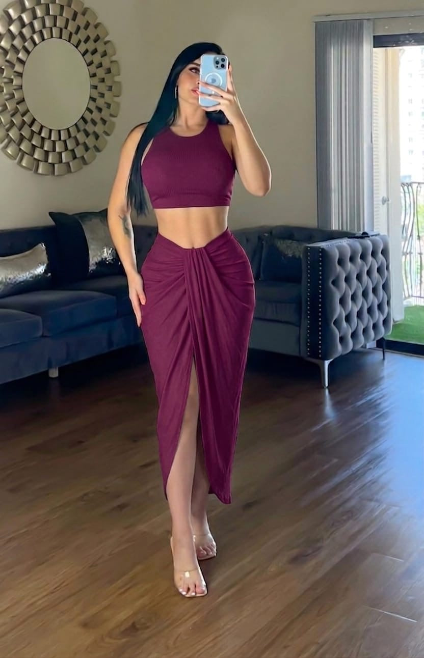 Sabora Top & Skirt Set