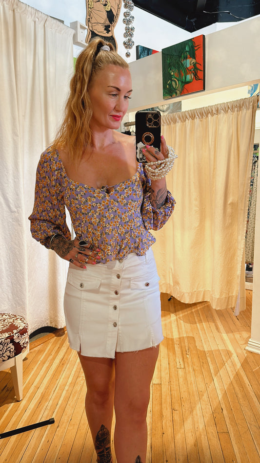 Ellie Floral Top