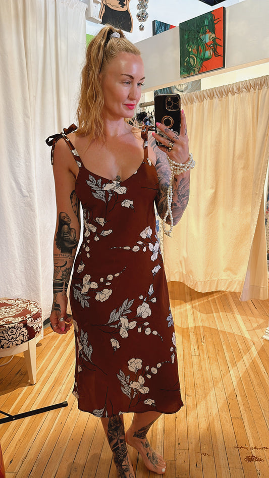 Stencil Floral Dress