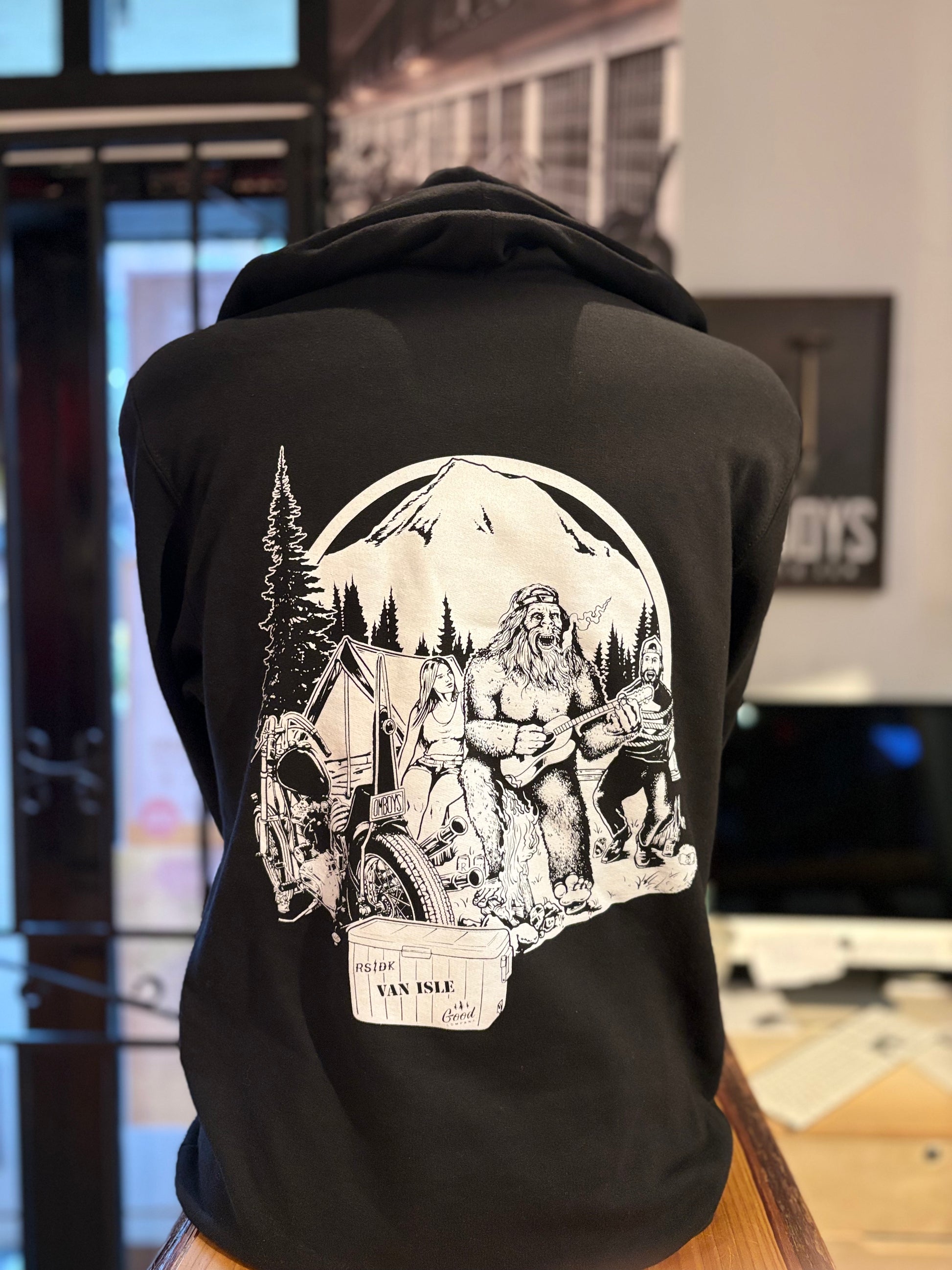 Om Boys Sasquatch Unisex Hoodie