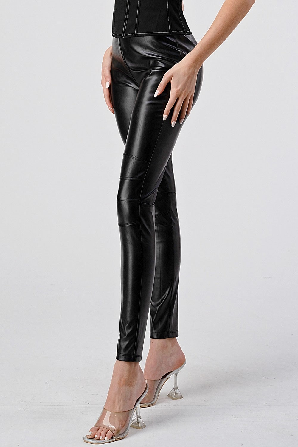 Vegan Leather Pants