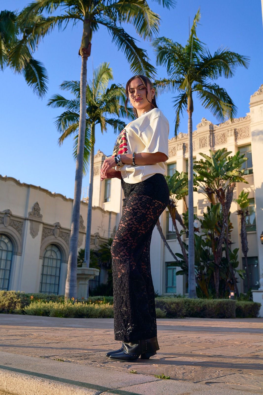 Lace Yacht  Pants
