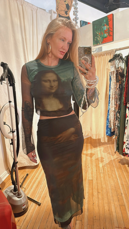 Mona Lisa Top/Skirt Set