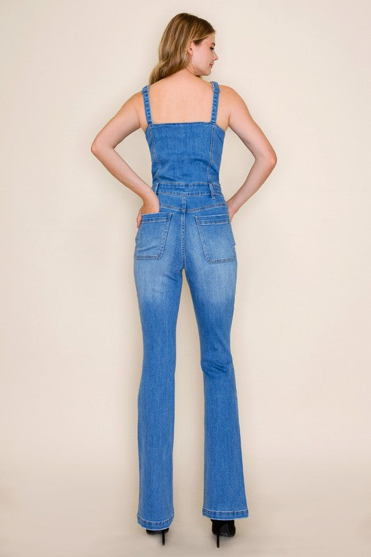 Sarah Denim Jumpsuit