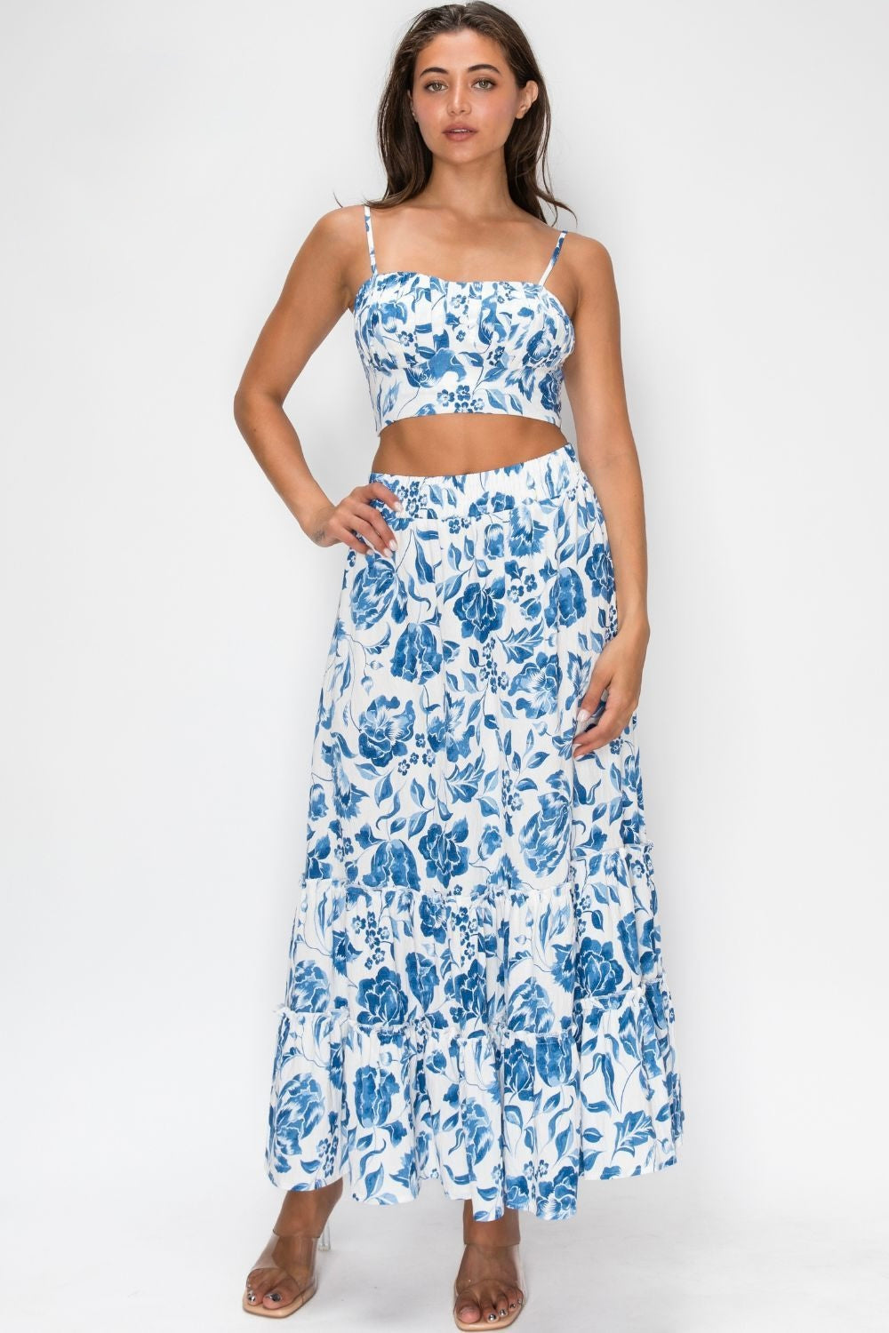 Avenue Top & Skirt Set