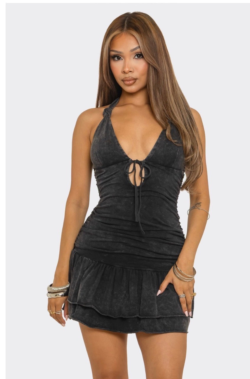 Vinny Halter Dress