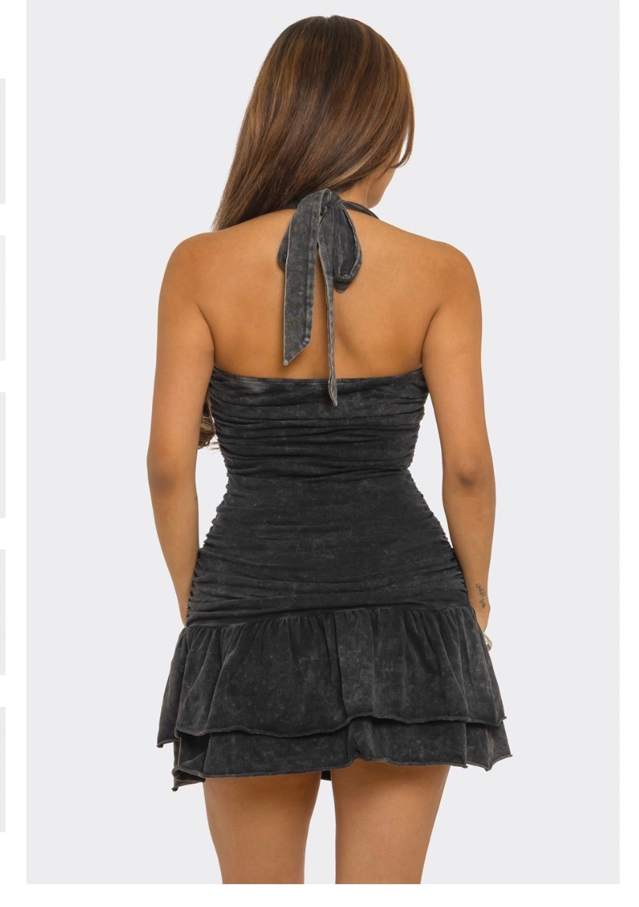 Vinny Halter Dress