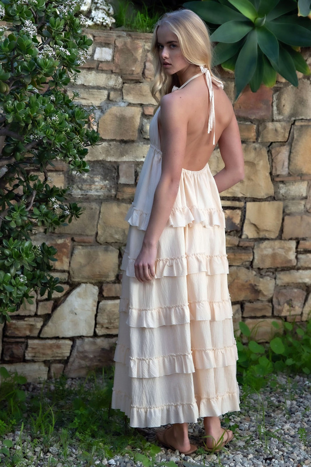 Shelby Ruffle Maxi Dress