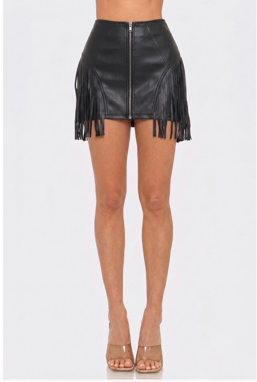Stone Tassel Skirt