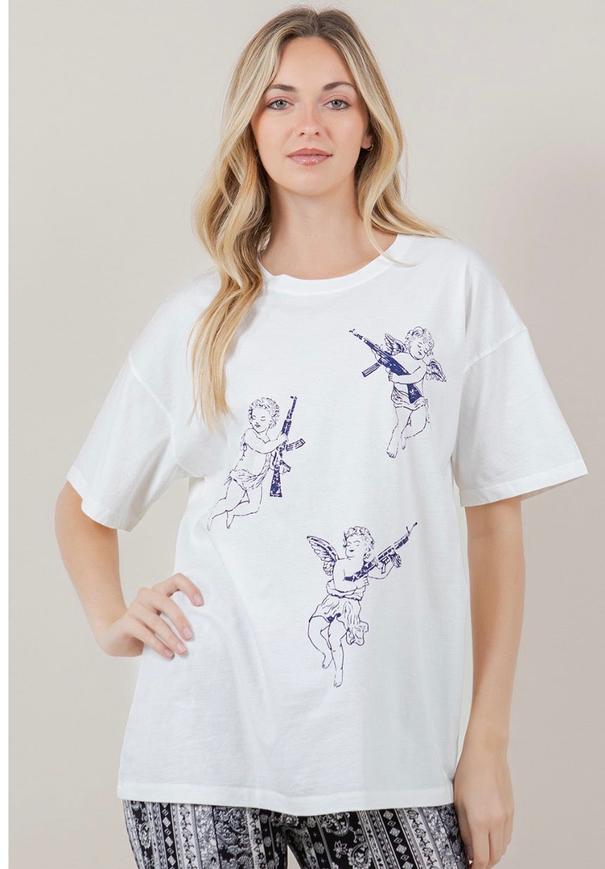 Angel War Graphic T-Shirt