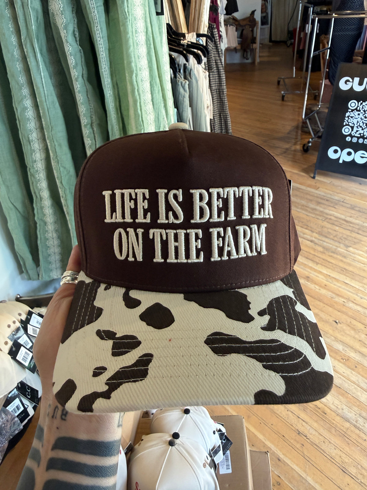 Life Is Better On The Farm Hat