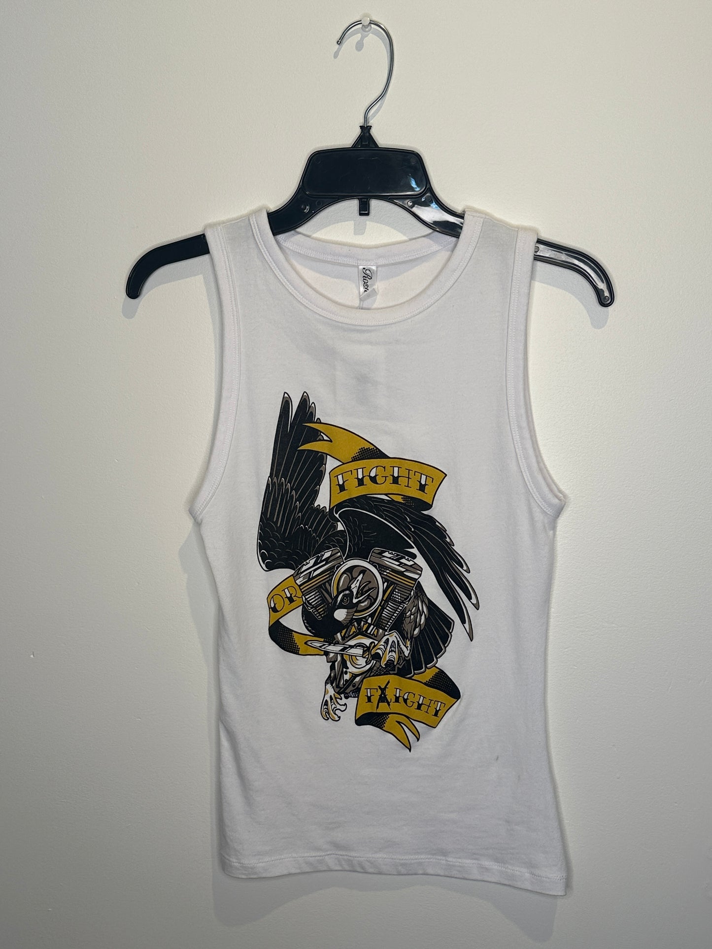 Om Boys Fight or Fight Women’s Hi.Neck Tank