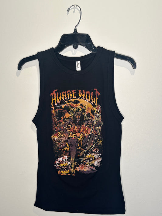 Om Boys Aware Wolf Women’s HightNeck Tank