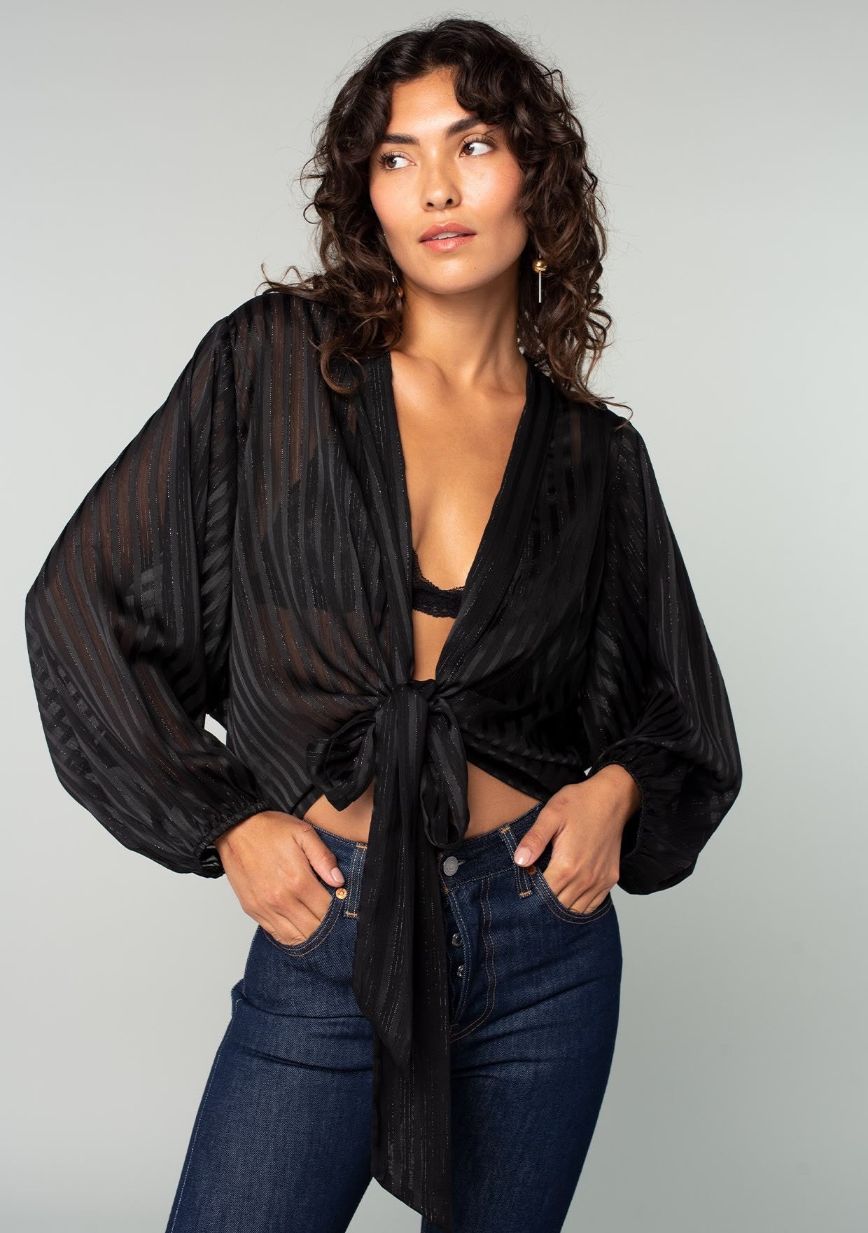 Shaila Wrap Top