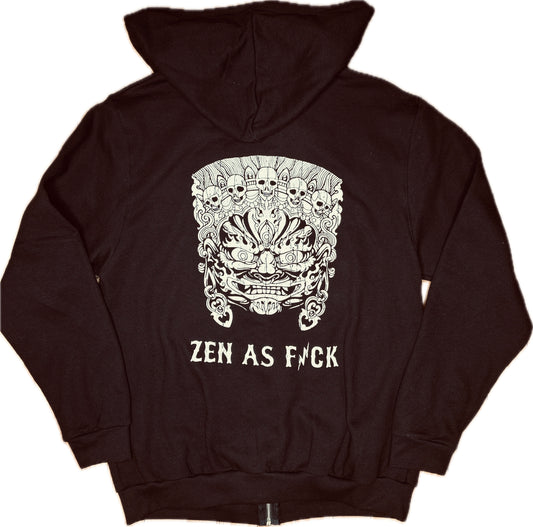 Om Boys  Mahakala ZipUp Unisex Hoodie