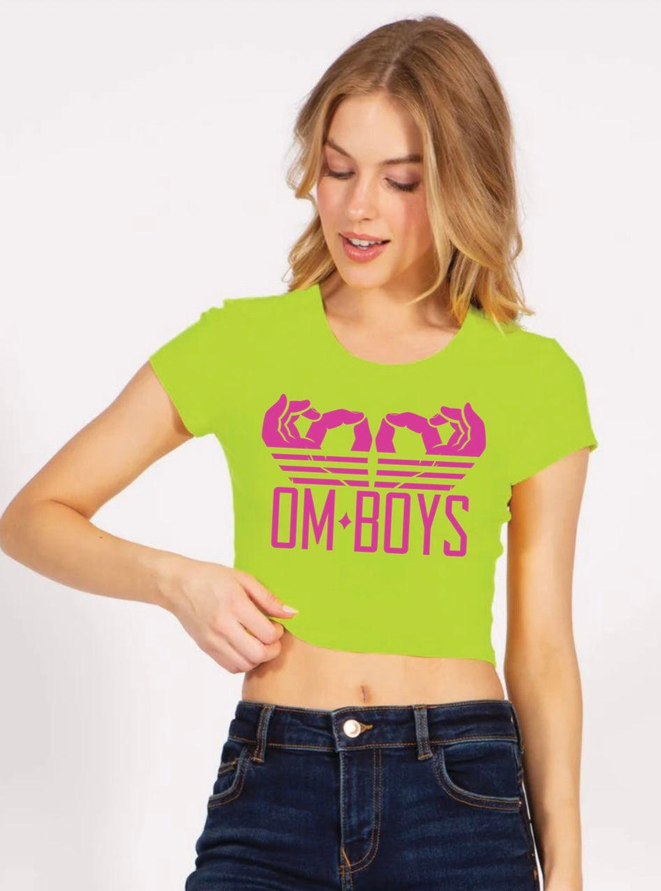 Om Boys Om Hands Fav Crop Top
