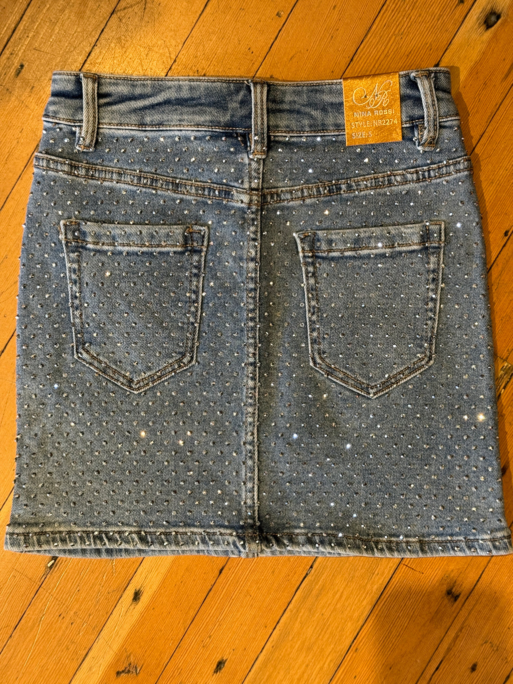 Bling Bling Denim Skirt