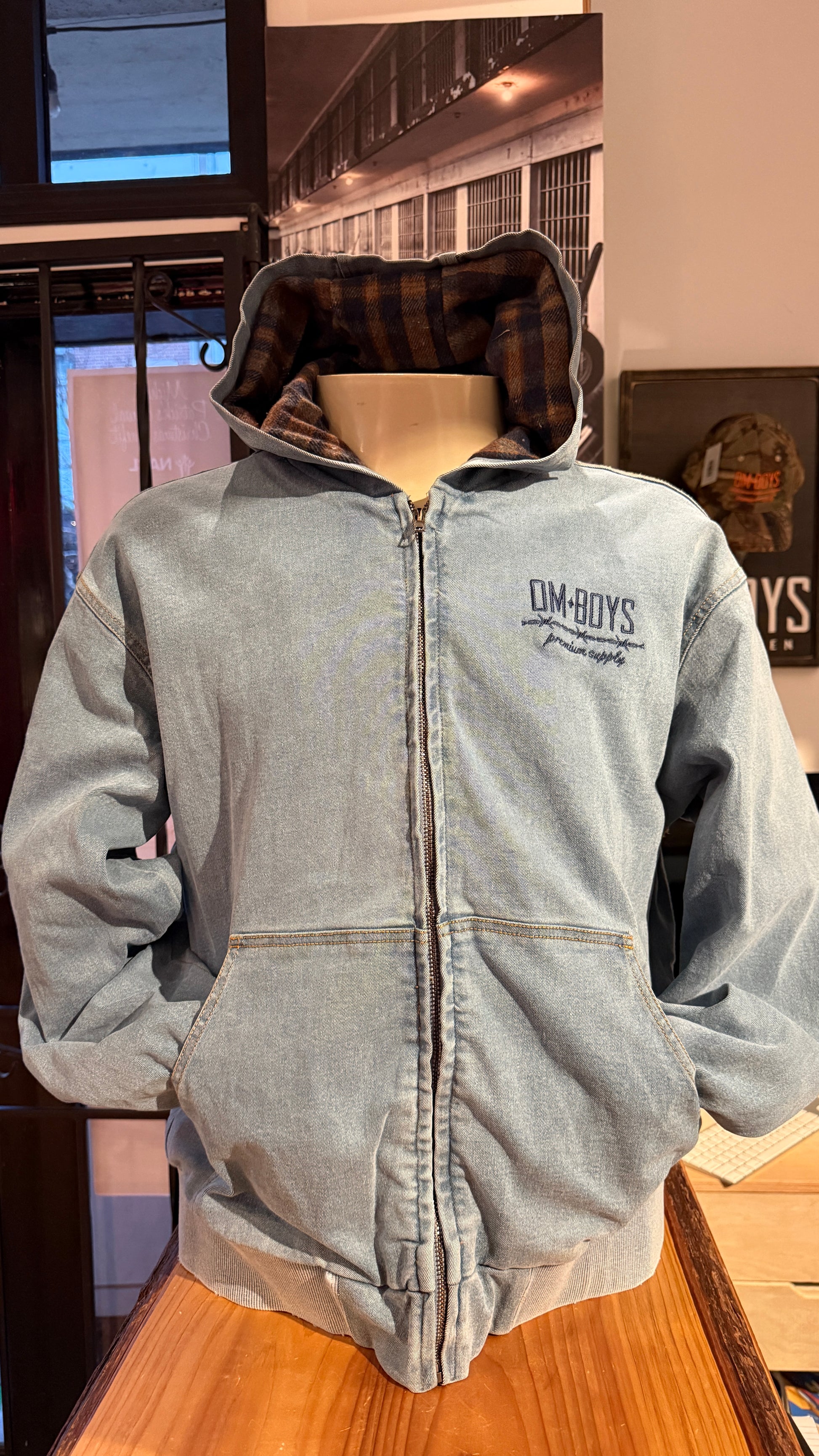 Om Boys P.S Work Wear Hooded Jacket