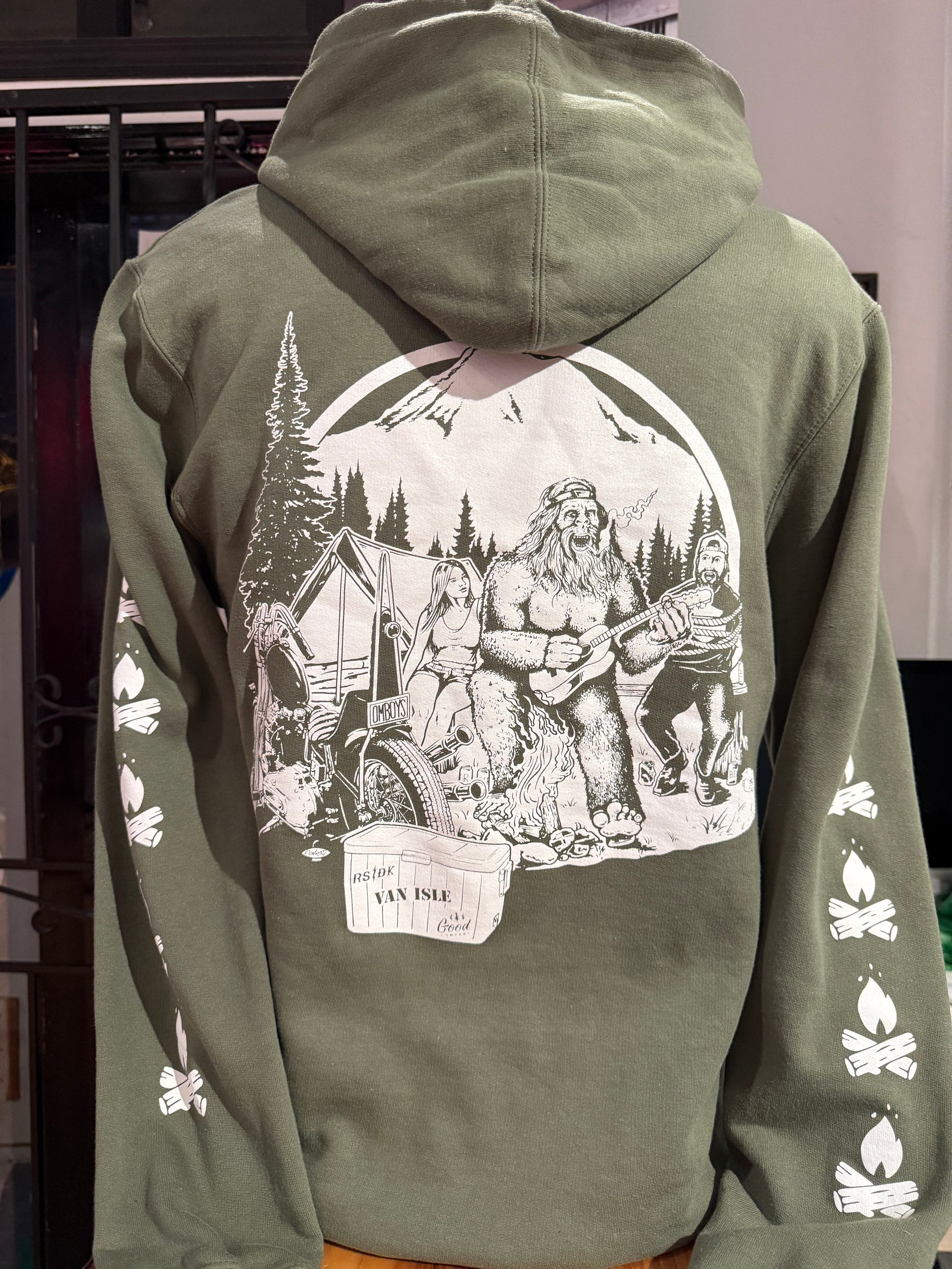 Om Boys Sasquatch Unisex Hoodie