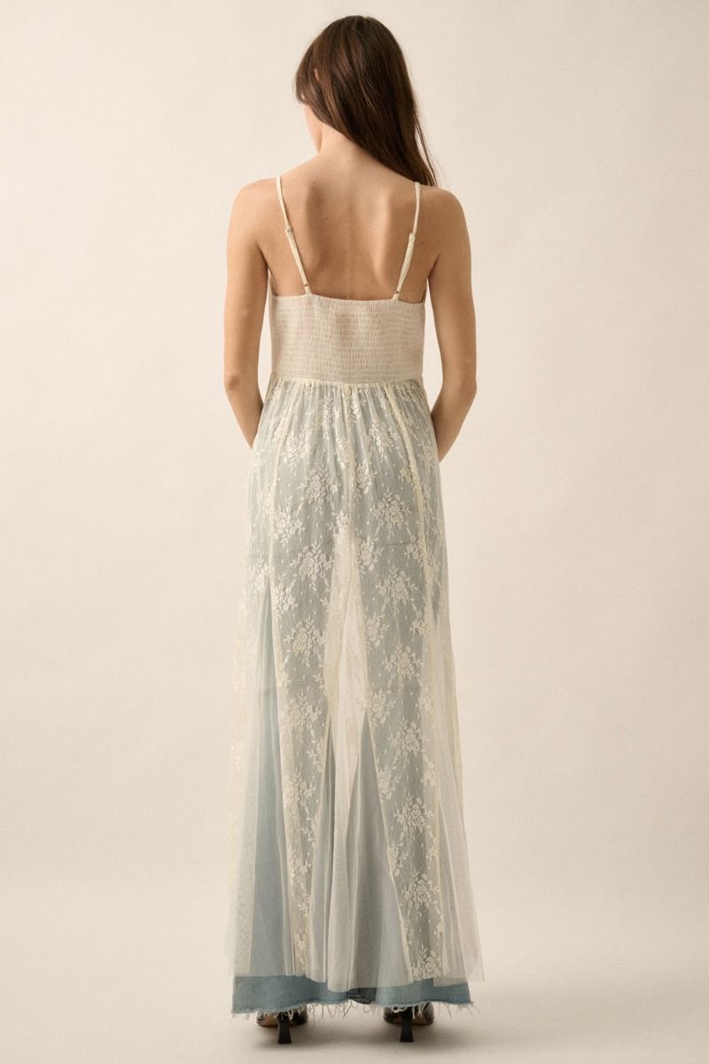 Lynne Lace Slip Dress