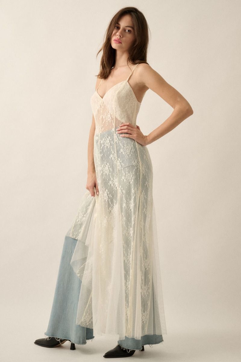 Lynne Lace Slip Dress