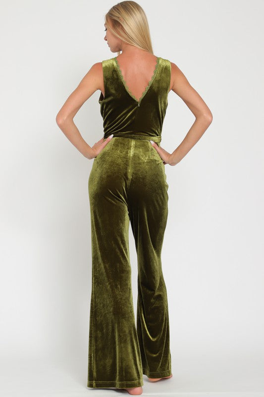 Veronica Velvet Jumpsuit