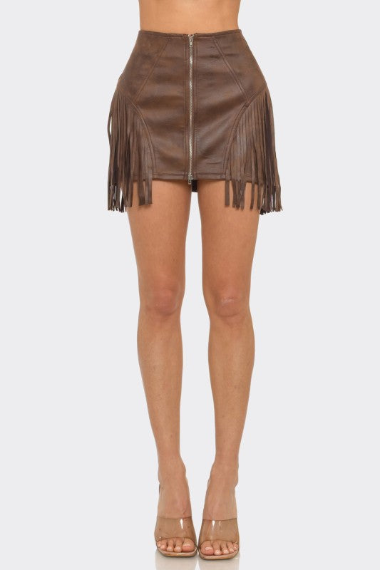 Barosky Tassel Skirt