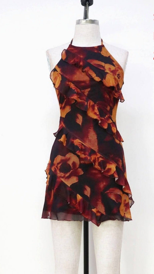 Fire Rose Dress