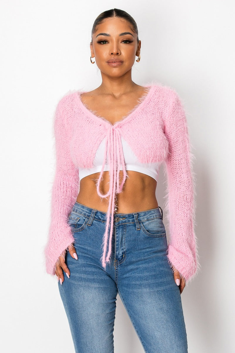 Pinky Fluff Top