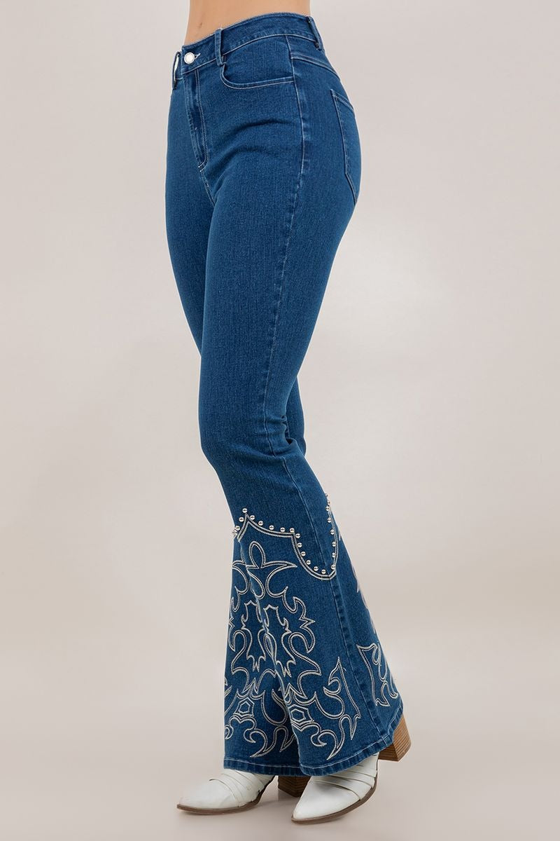 Westren Baddie Flair Jeans