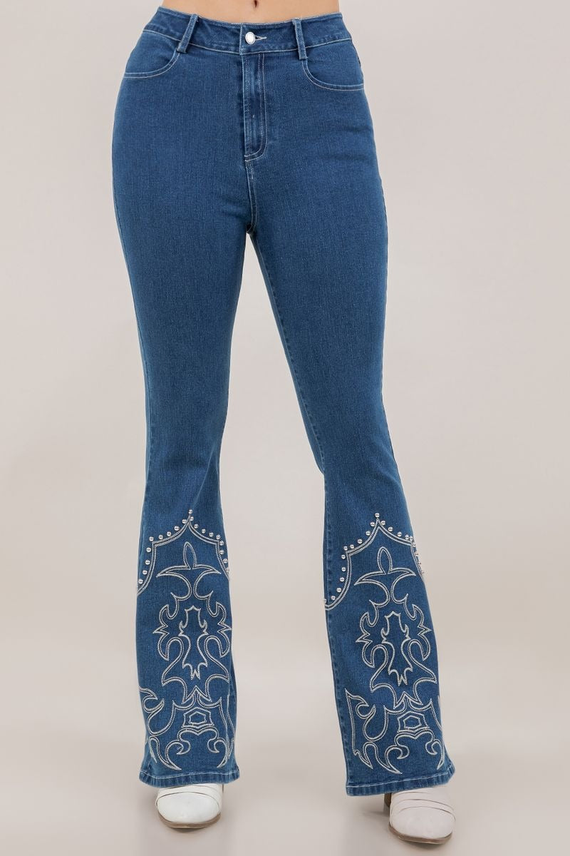 Westren Baddie Flair Jeans