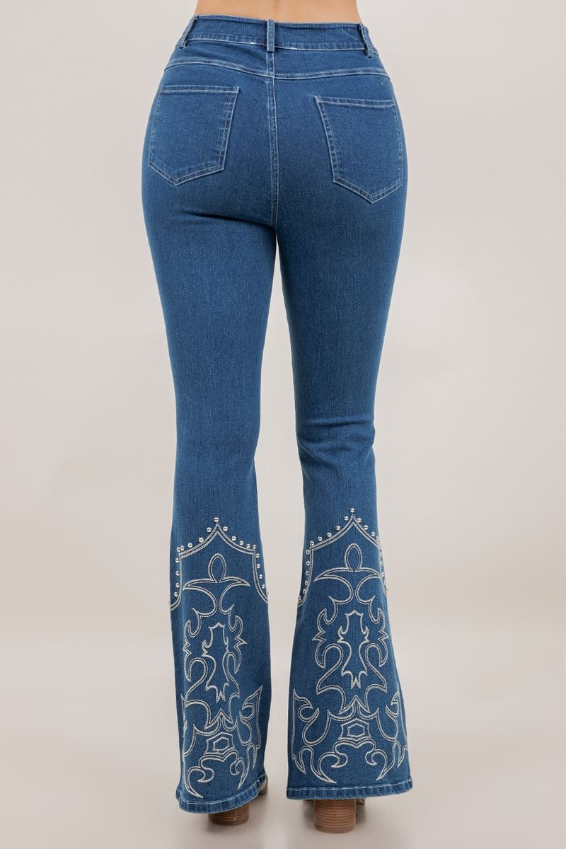 Westren Baddie Flair Jeans