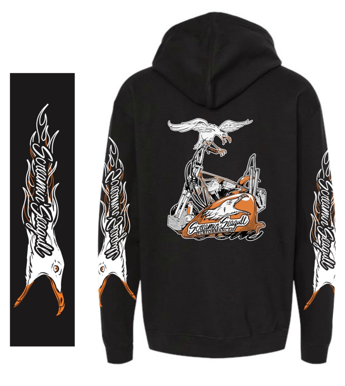 Om Boys Screamin Seagull Hoodie