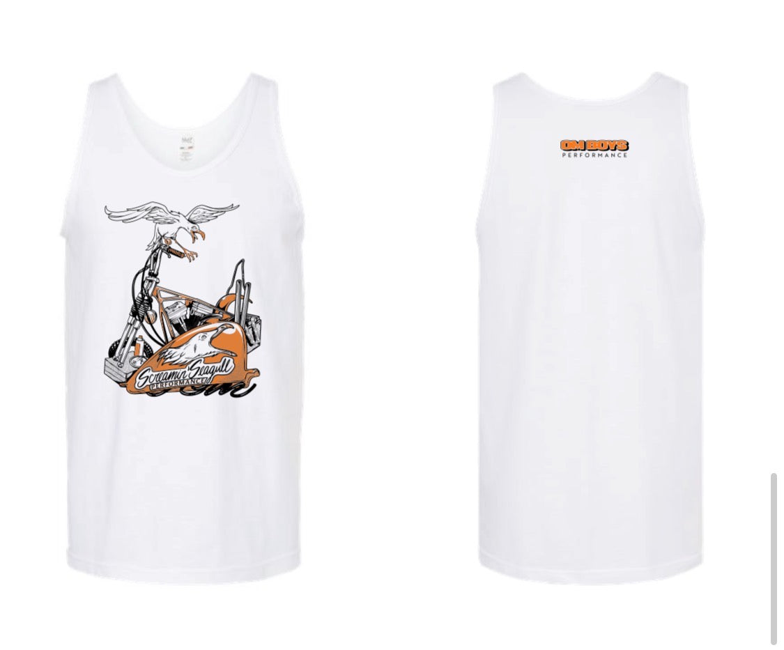 Om Boys Screamin Seagull Tank