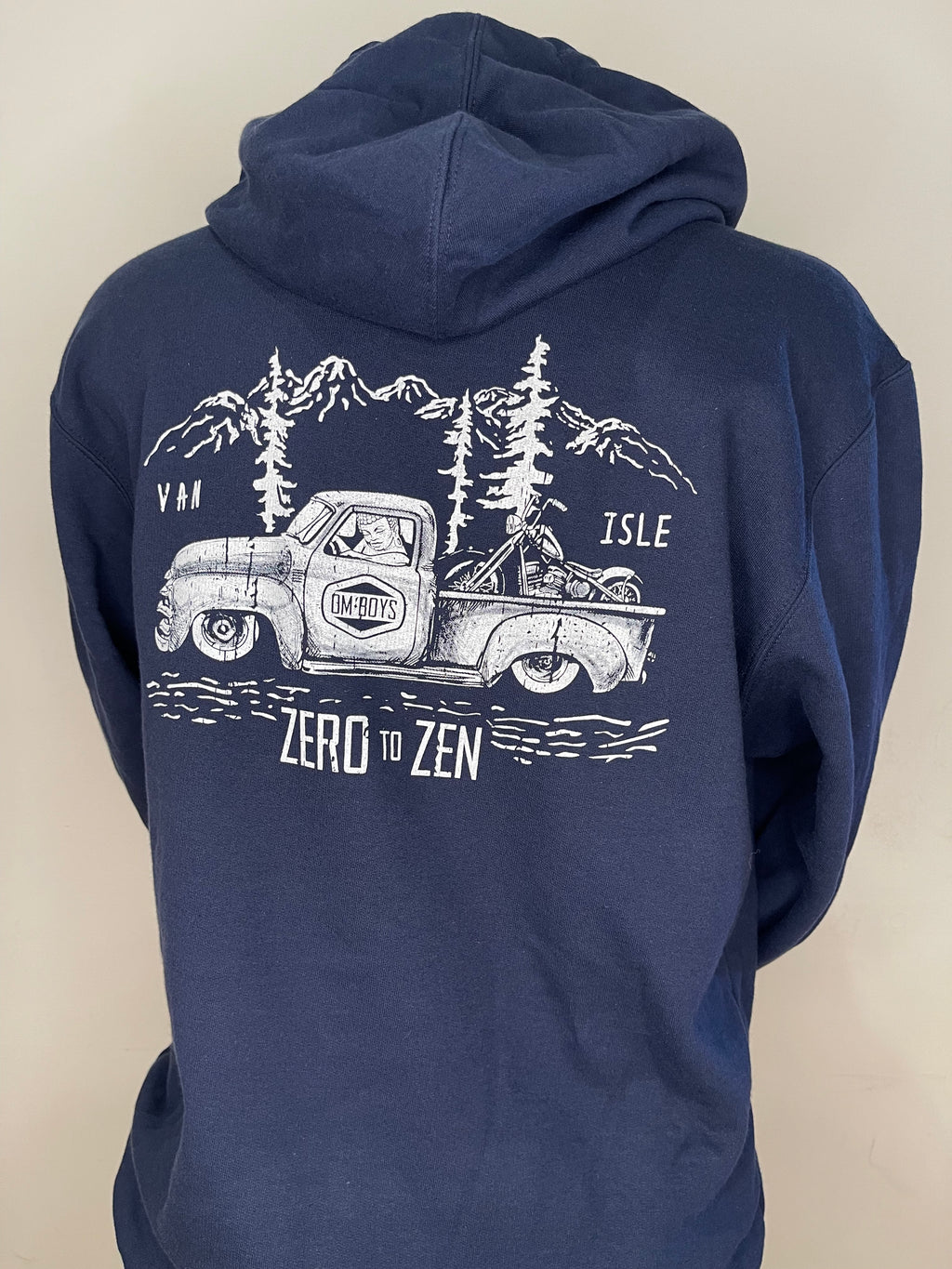 Om Boys Zen Truck Unisex Hoodie