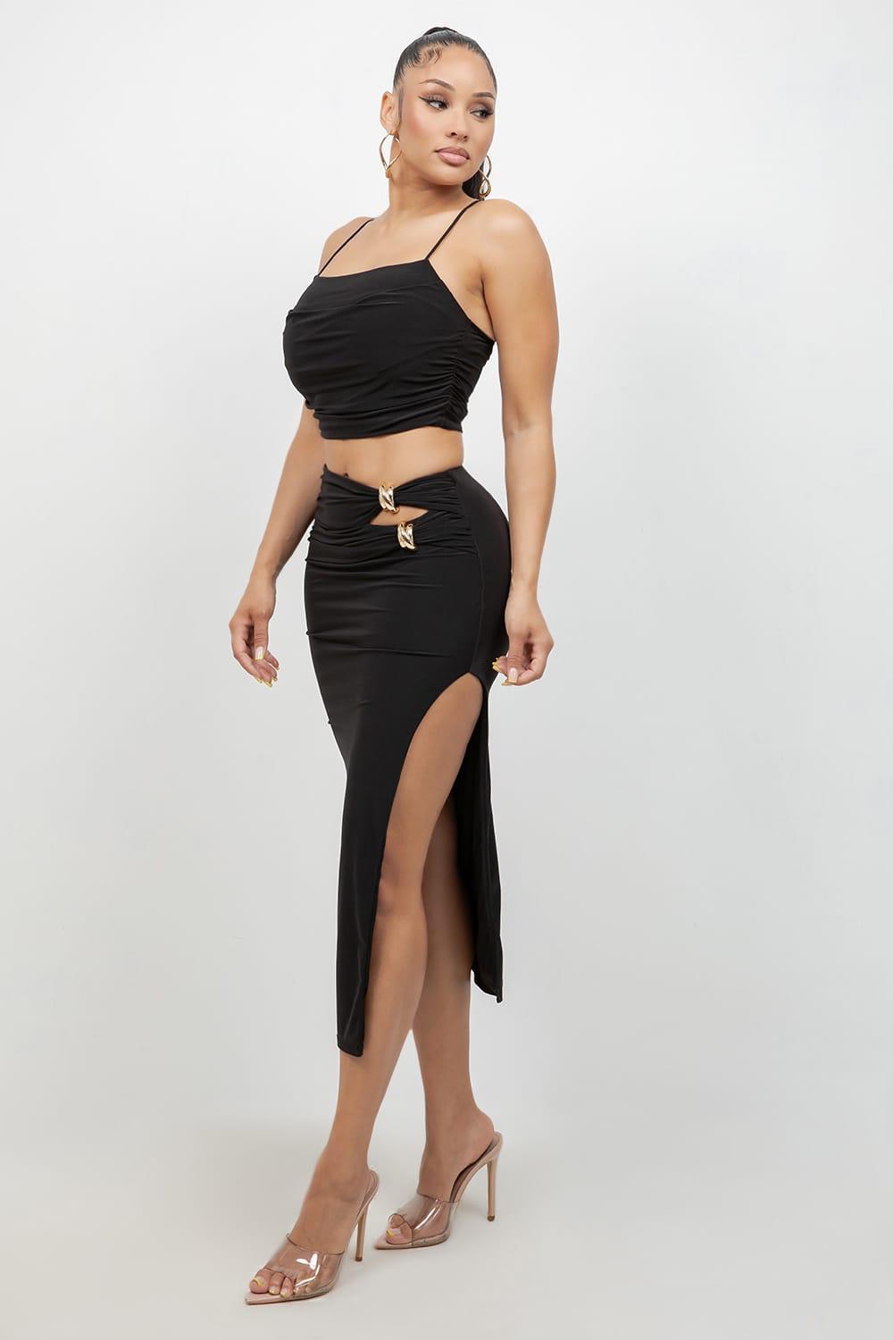 Bebe Top & Skirt Set
