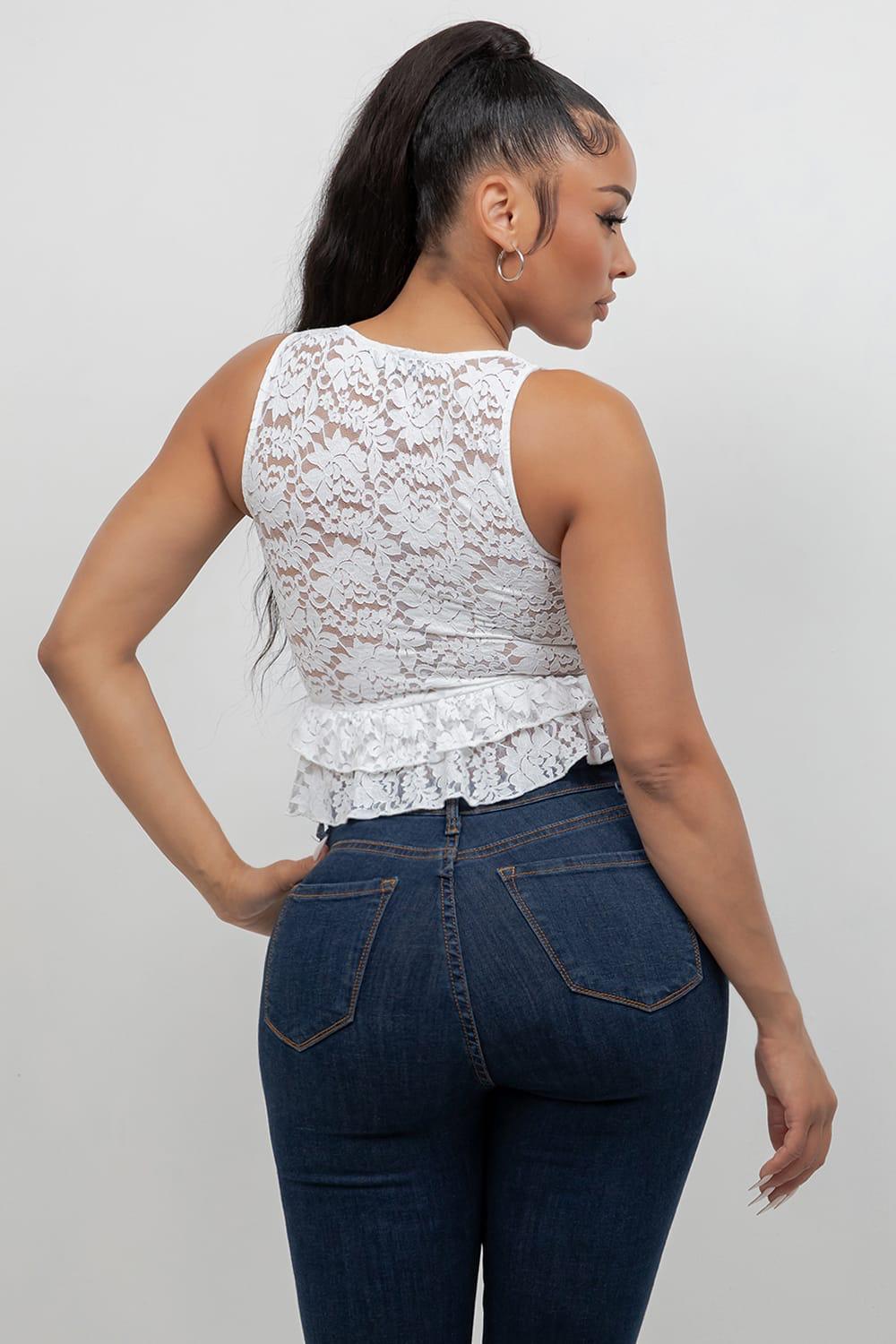 Mel B Lace Top