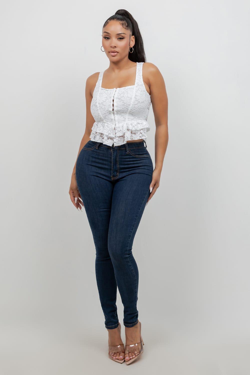 Mel B Lace Top