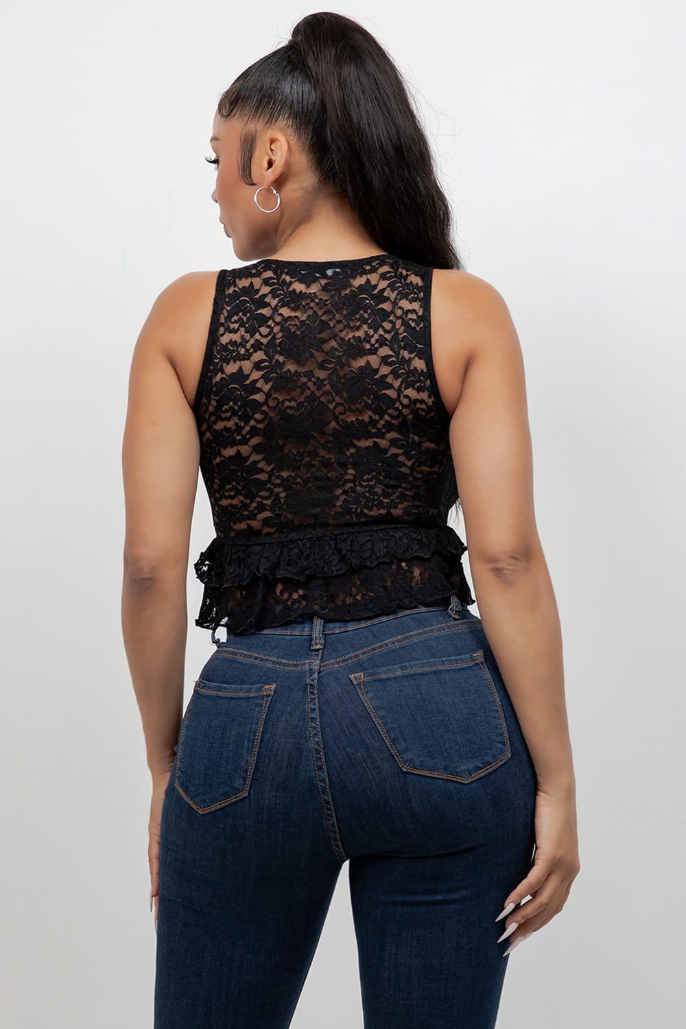 Mel B Lace Top