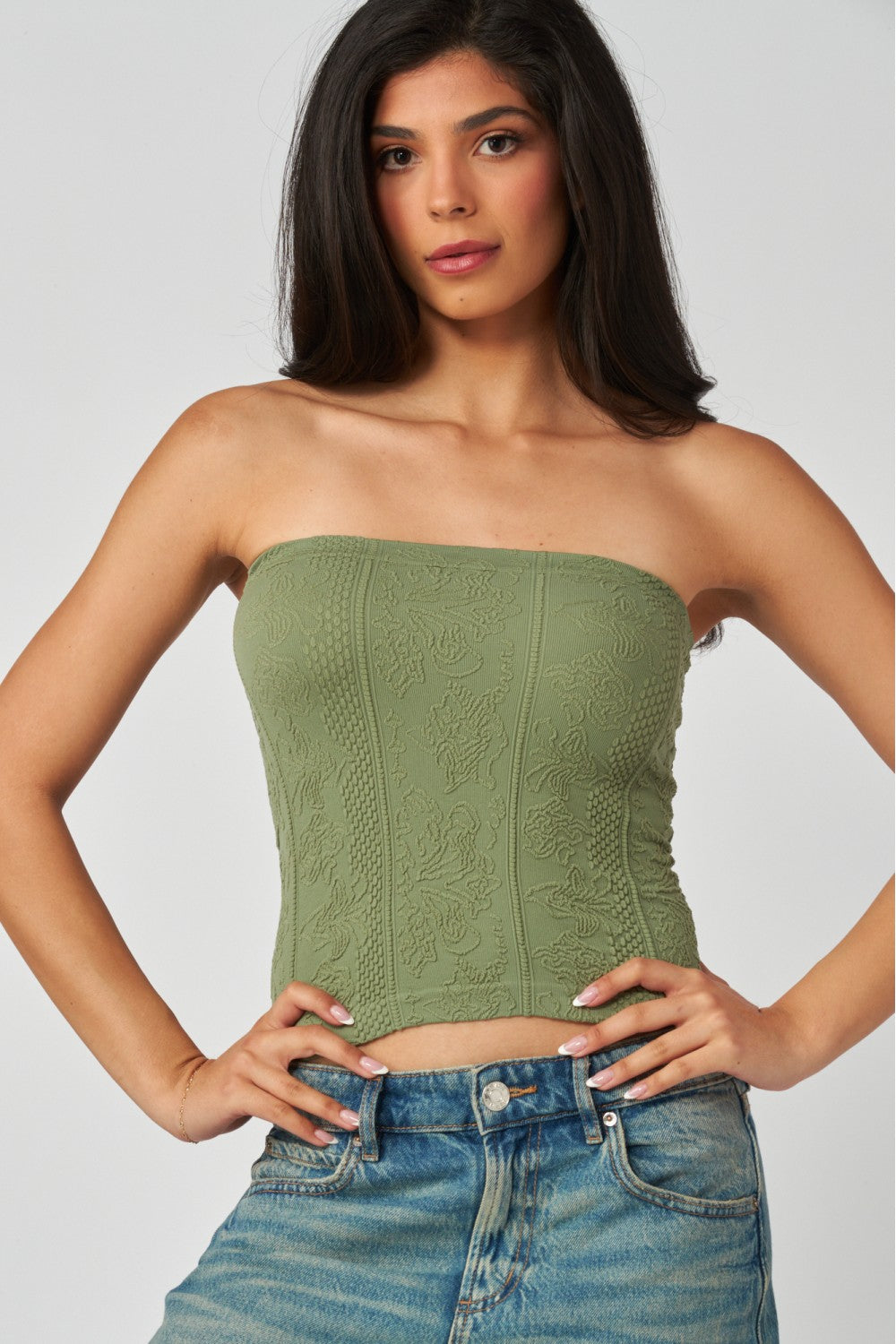 The Aria Strapless Top