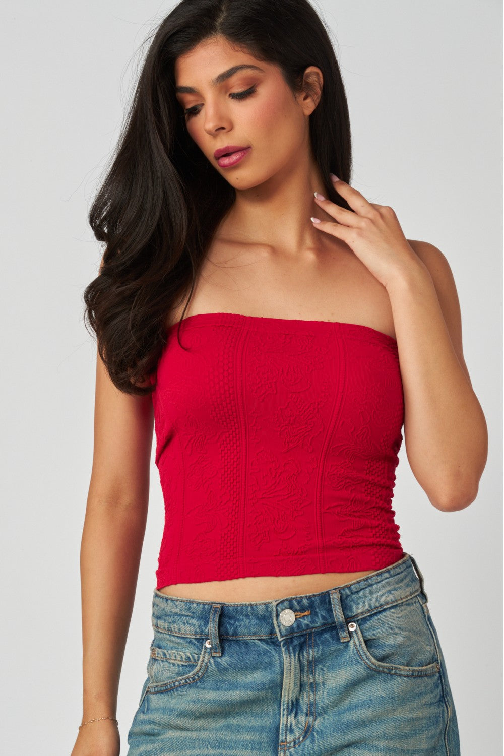 The Aria Strapless Top