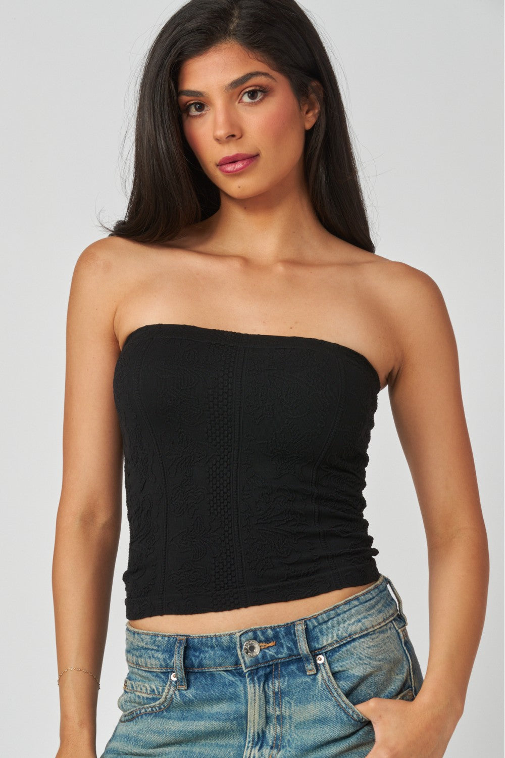 The Aria Strapless Top