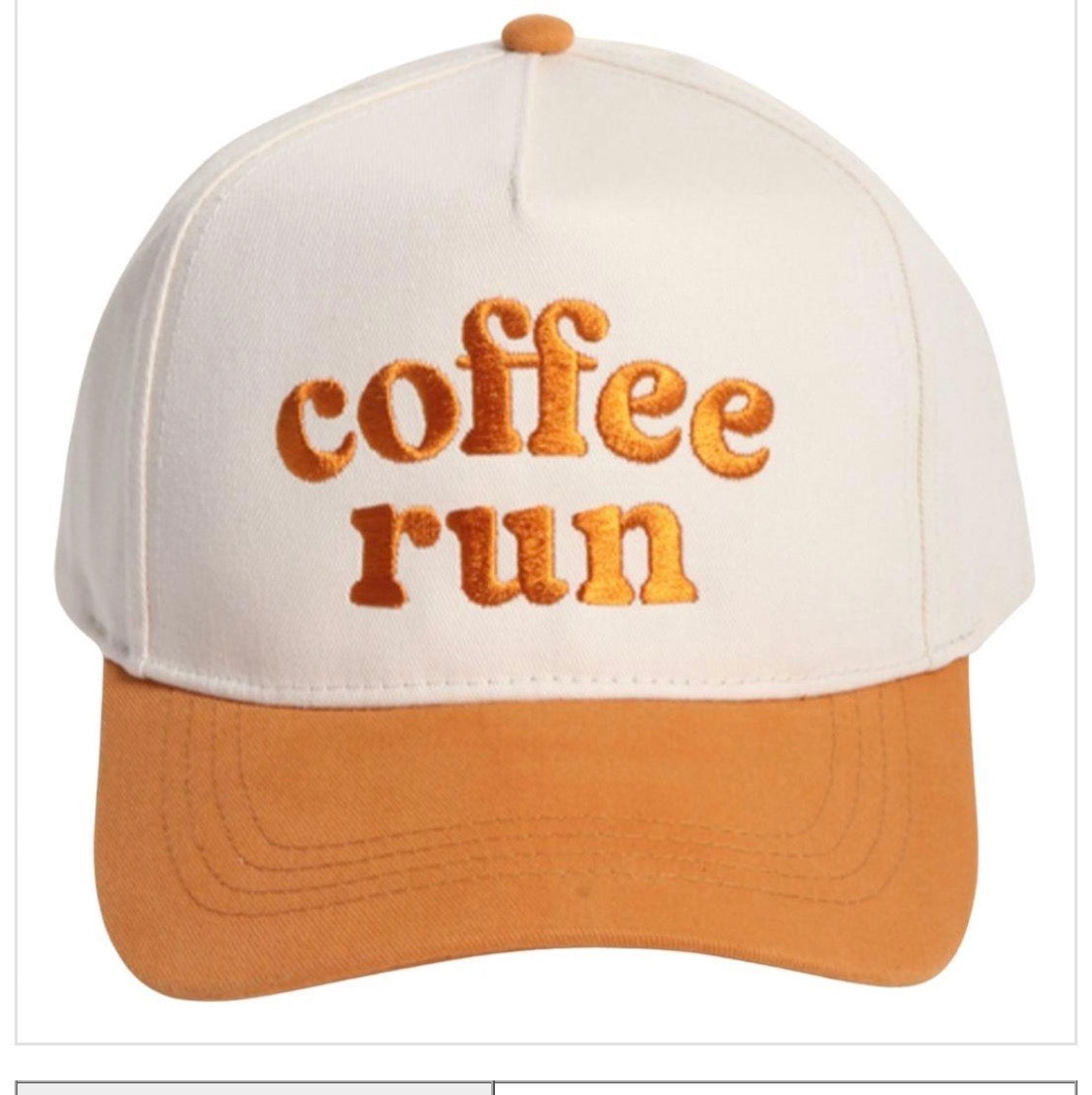 Coffee Run Hat