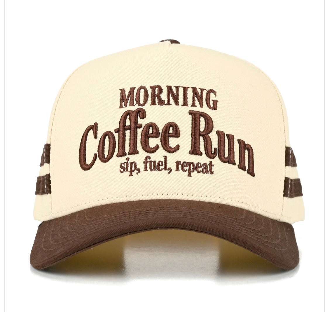 Morning Coffee Run, sip,fuel,repeat Hat