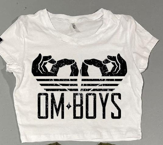 Om Boys Om Hands Fav Crop Top